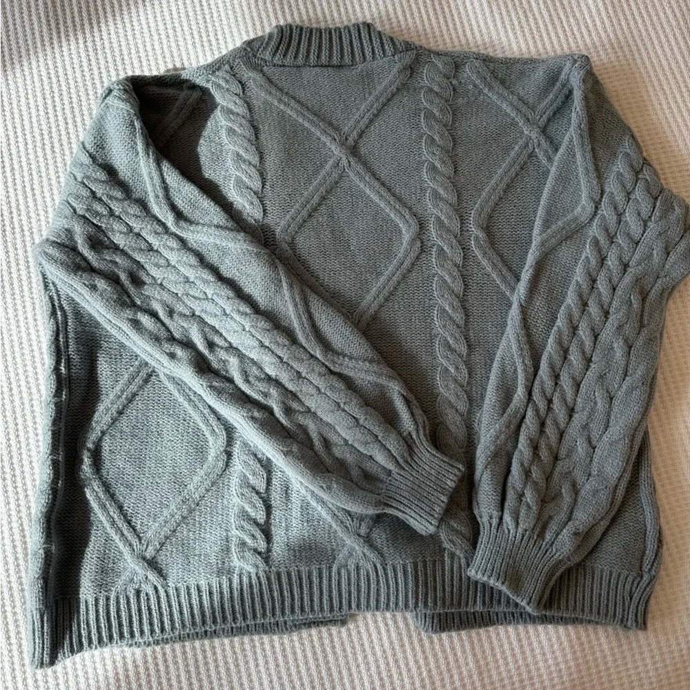 NWOT Taylor Swift Tortured Poets Department (TTPD) Grey Cardigan (XS/S) - Picture 3 of 5